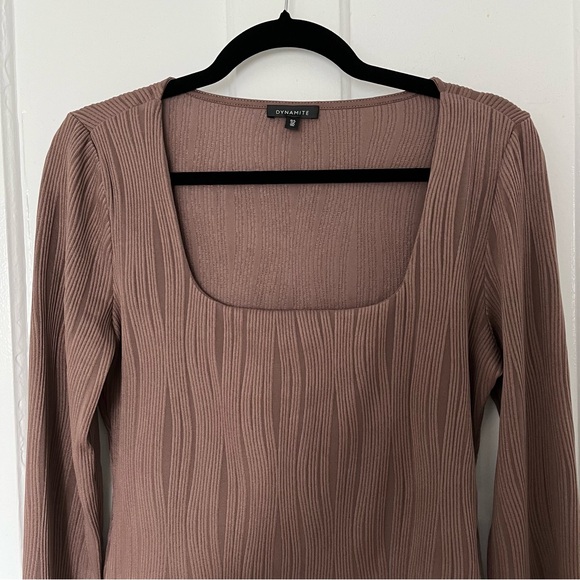 Dynamite Maren Textured Bodysuit - Picture 5 of 11